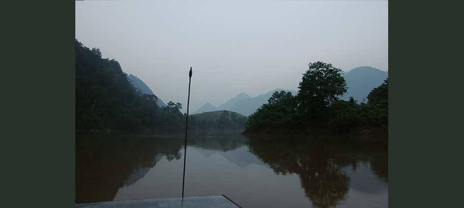 Nam Ou River upstream from Nong Khiaw